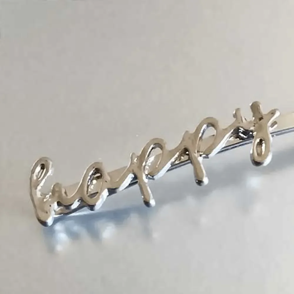 Ladies 2 Piece Heart Happy Hair Accessory Set - Picture 4 of 6